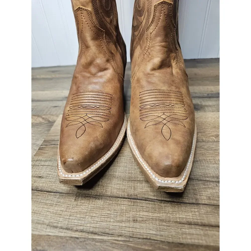 JB Dillon Reserve Ponderosa Leather Western Boots Women's 9 New Cowhide Calf - Picture 8 of 12